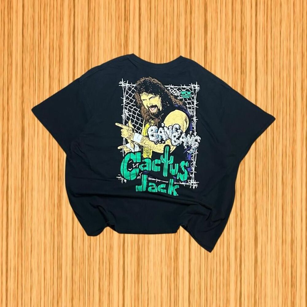 WWE Cactus Jack Mick Foley WCW Wrestling Tee